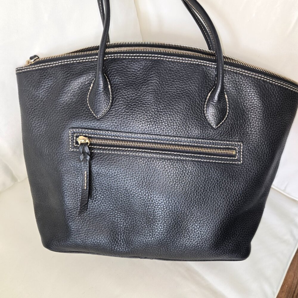 Dooney & Bourke Pebble Grain Shopper Tote Set – Black - Picture 4 of 9
